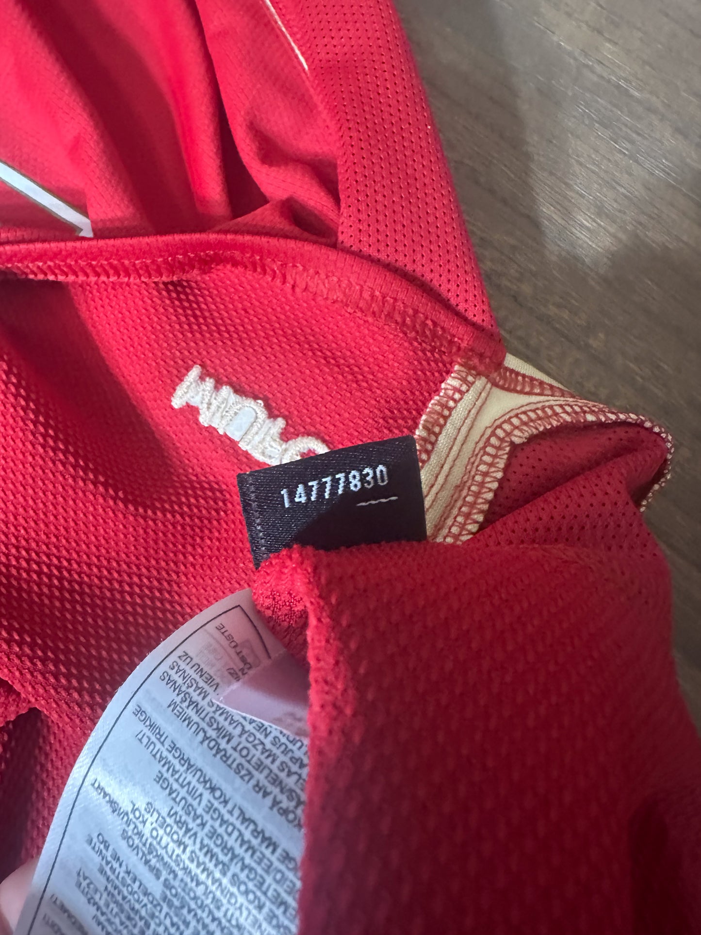 Manchester United 2006/07 Home Jersey – Cristiano Ronaldo #7 – XL – Red Nike Shirt – (MPN: 146814)