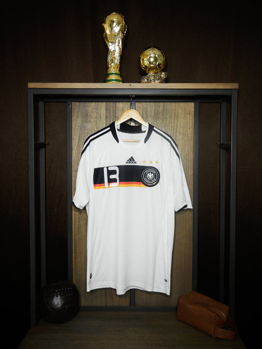 Germany 2008/09 Home Jersey – Michael Ballack #13 – XL – White Adidas Shirt – (MPN: 613200)