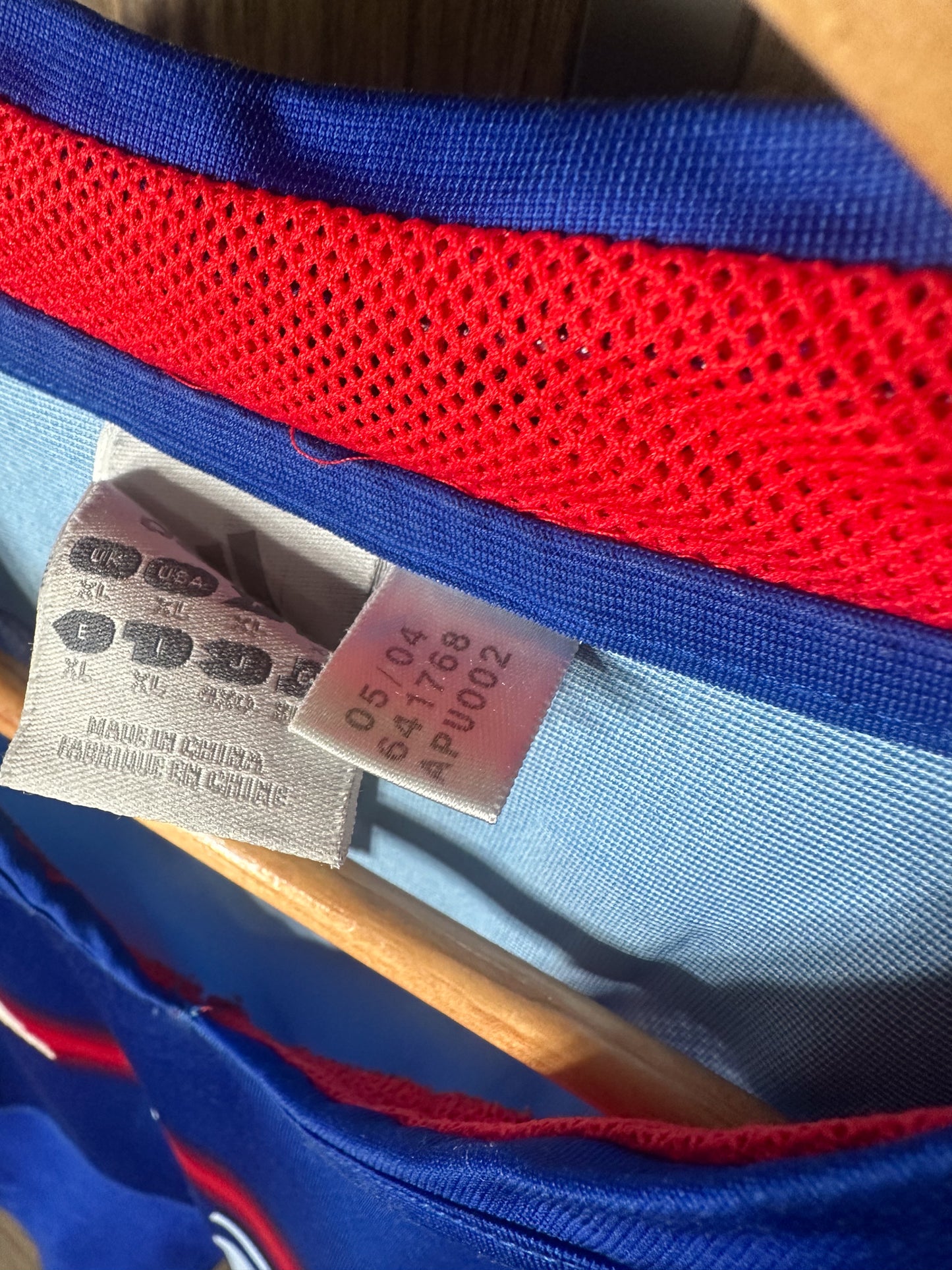 France 2004/06 Home Jersey – Henry #12 – Size XL – Blue Adidas Shirt – (MPN: 641768)