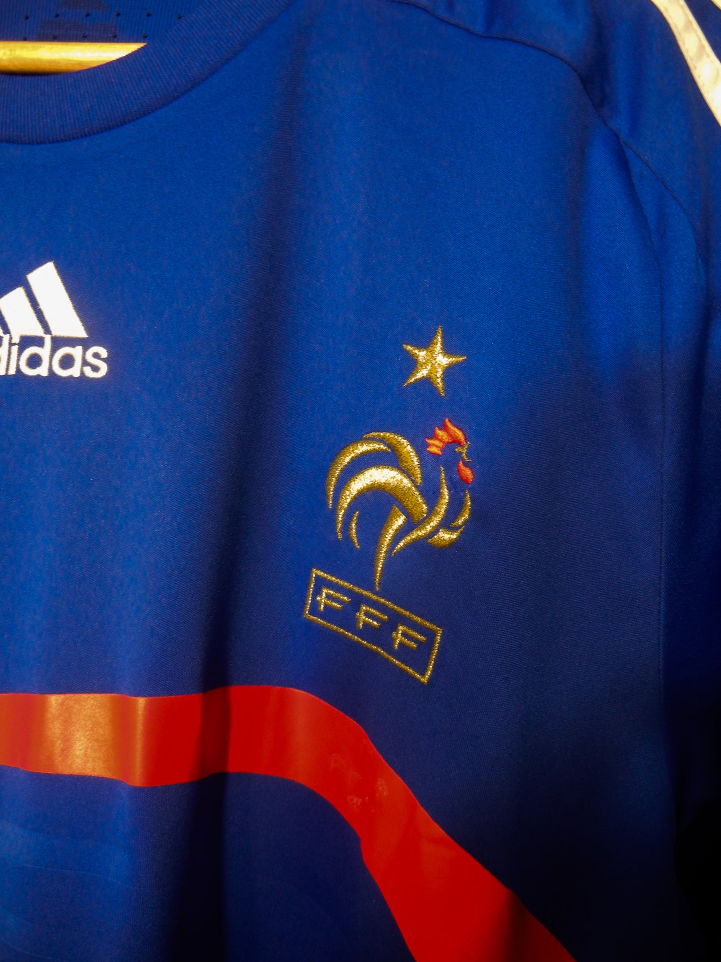 France 2007/2008 Home Jersey – Karim Benzema #9 – XL – Blue Adidas Shirt – (MPN: 620139)