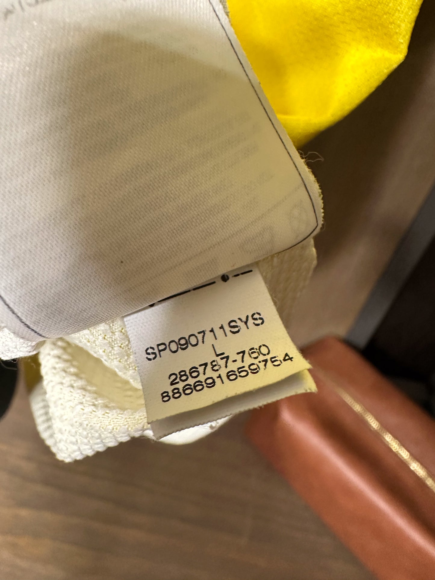 Barcelona 2008/09 Away Jersey – Lionel Messi #10 – Size M – Yellow Nike Shirt – (MPN: 286787-760) (Copy)