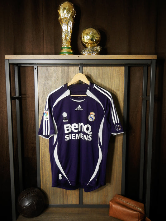 Real Madrid 2006/07 Third Jersey – Ronaldo #9 – Medium – Purple Adidas Shirt (MPN:055226)