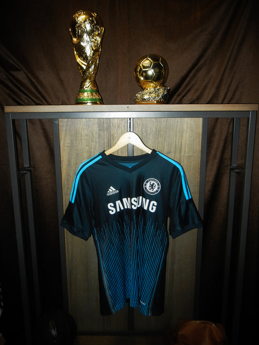 Chelsea 2014/2015 Third Jersey – Eden Hazard #10 – Medium – Blue Adidas Shirt (MPN: G92202)