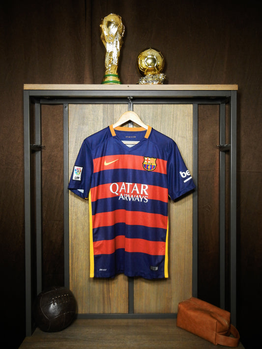 Barcelona 2015/16 Home Jersey – Neymar Jr #11 – Medium – Blue & Red Nike Shirt – (MPN: 658794-422)