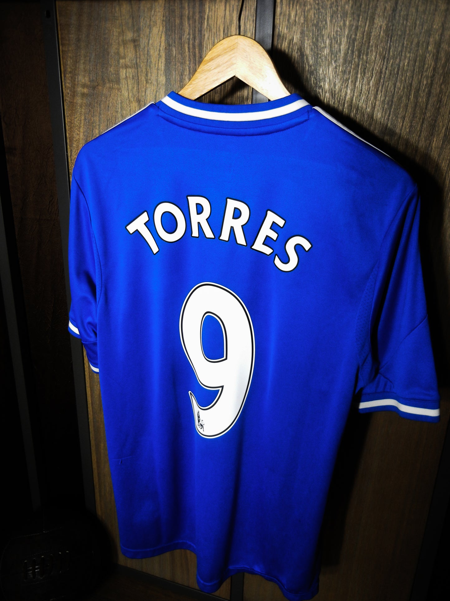 Chelsea 2013/14 Home Jersey – Torres #9 – Large – Blue Adidas Shirt (MPN: Z27633)