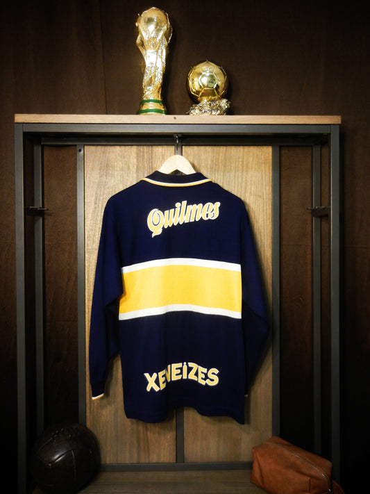 Boca Juniors 1997/98 Home Long Sleeve Jersey – Size M – Classic Blue & Gold Kit