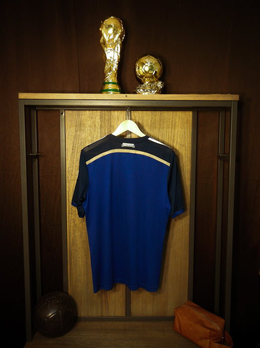 Argentina 2014 Away Jersey – Size L – Navy Blue & Sky – Adidas Shirt – (SKU: D87305 TES001)