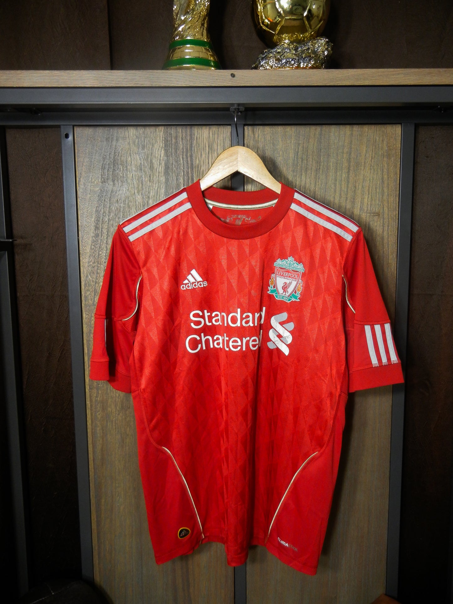 Liverpool 2011/2012 Home Jersey – Luis Suárez #7 – Youth XL – Red Adidas Shirt (MPN: P96689)