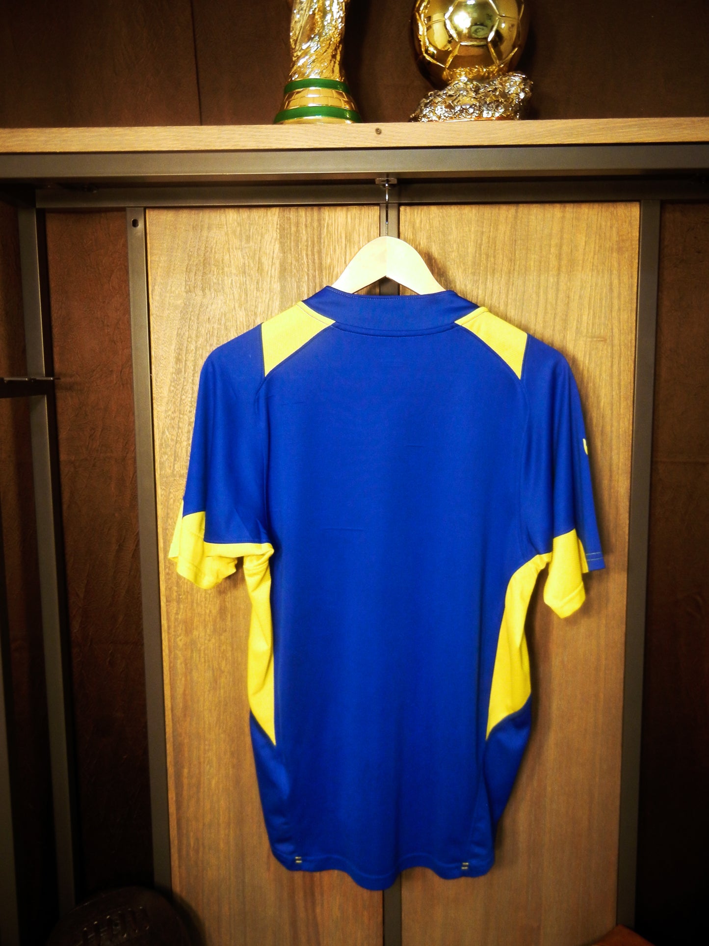 Boca Juniors 2005 Home Jersey – Size M – Blue & Yellow Nike Shirt – 100 year anniversary  - MPN( IM# 126539)