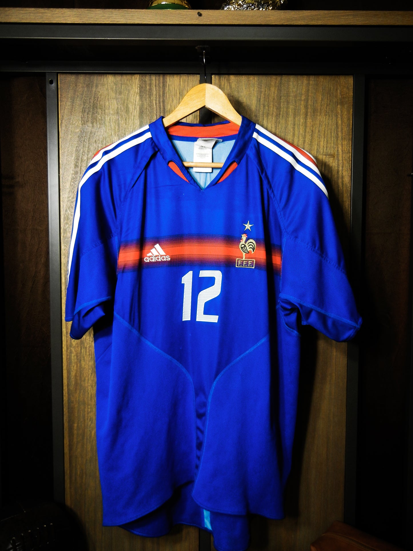France 2004/06 Home Jersey – Henry #12 – Size XL – Blue Adidas Shirt – (MPN: 641768)