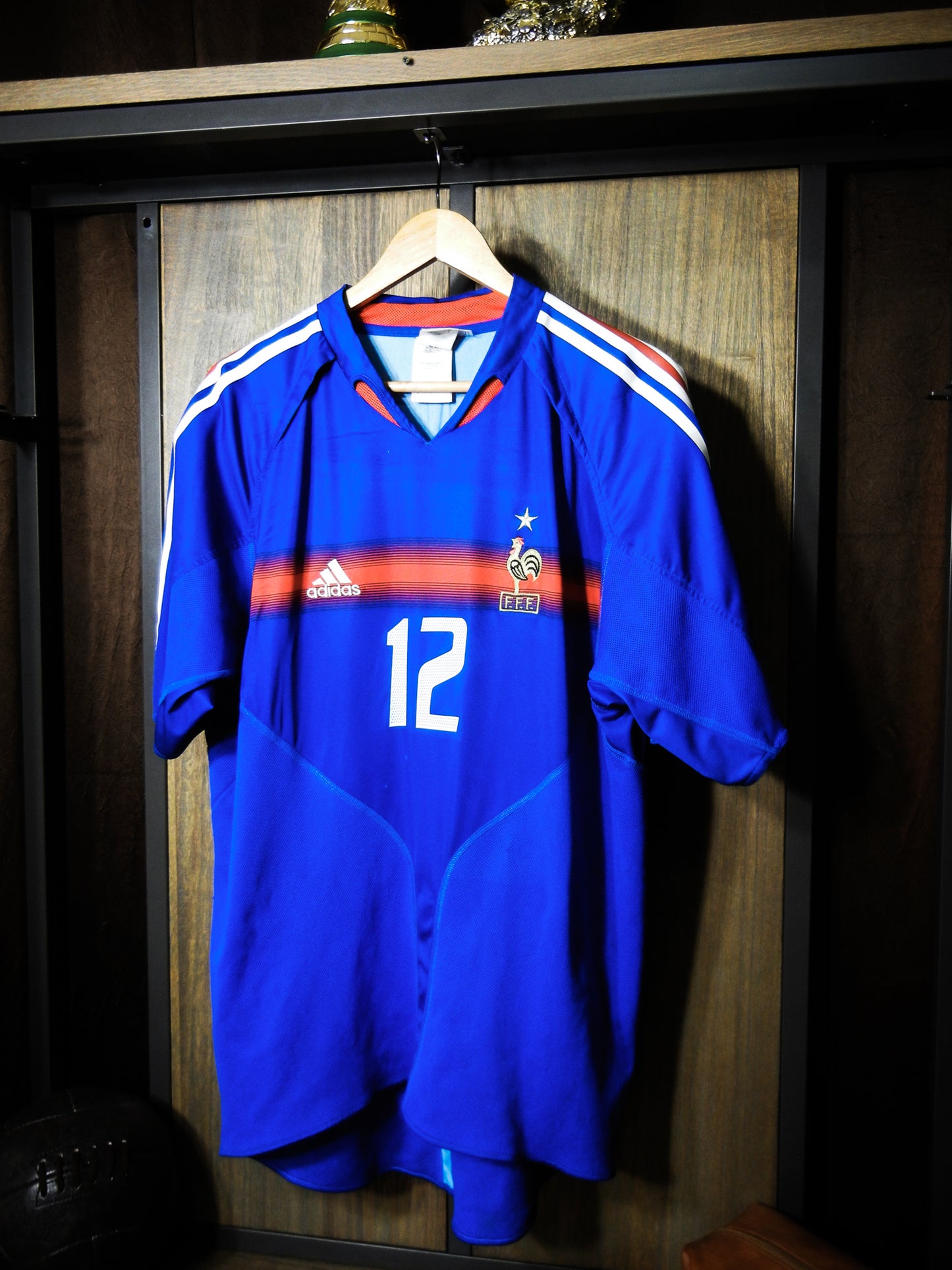 France 2004/06 Home Jersey – Henry #12 – Size XL – Blue Adidas Shirt – (MPN: 641768)