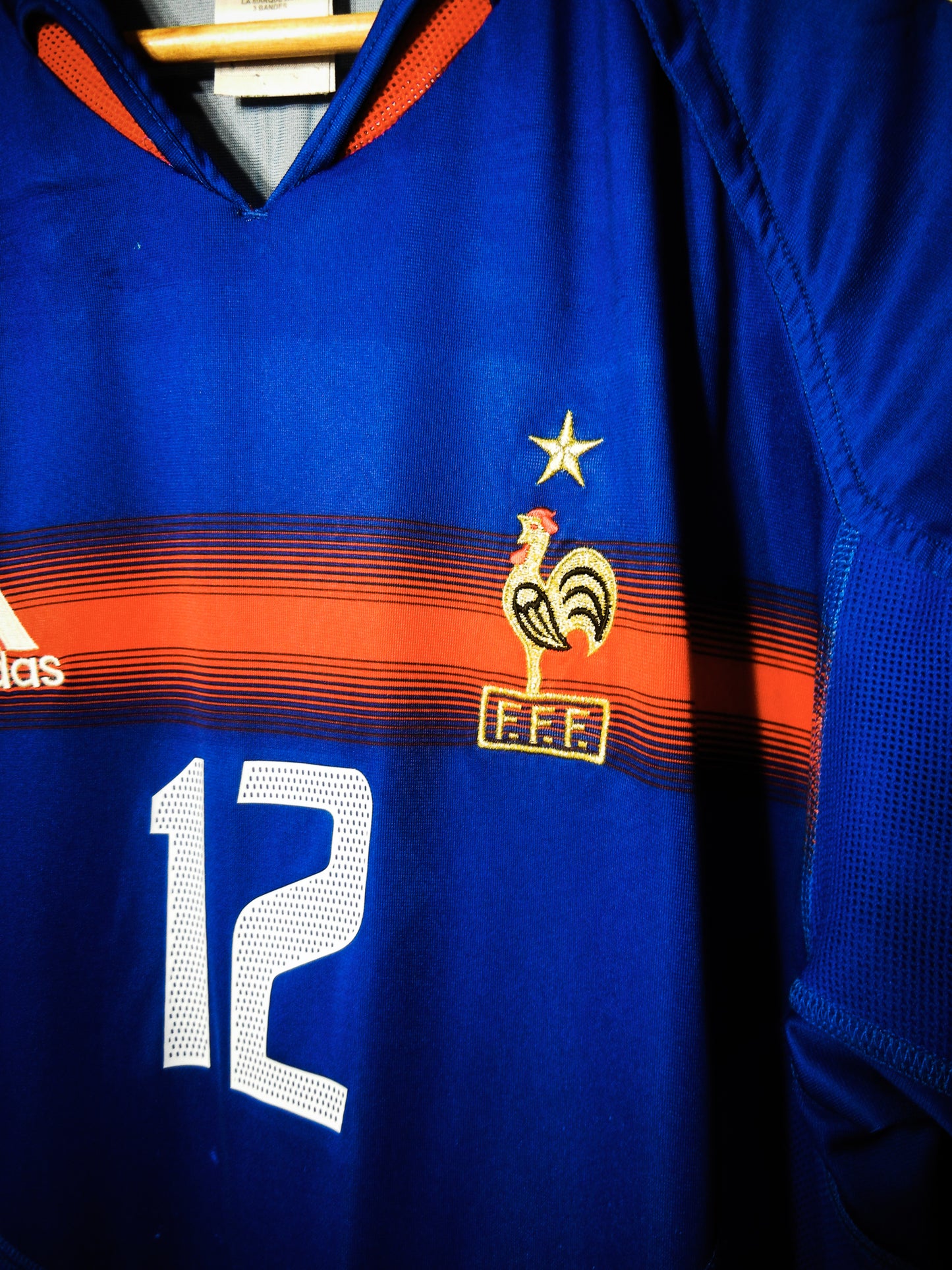 France 2004/06 Home Jersey – Henry #12 – Size XL – Blue Adidas Shirt – (MPN: 641768)