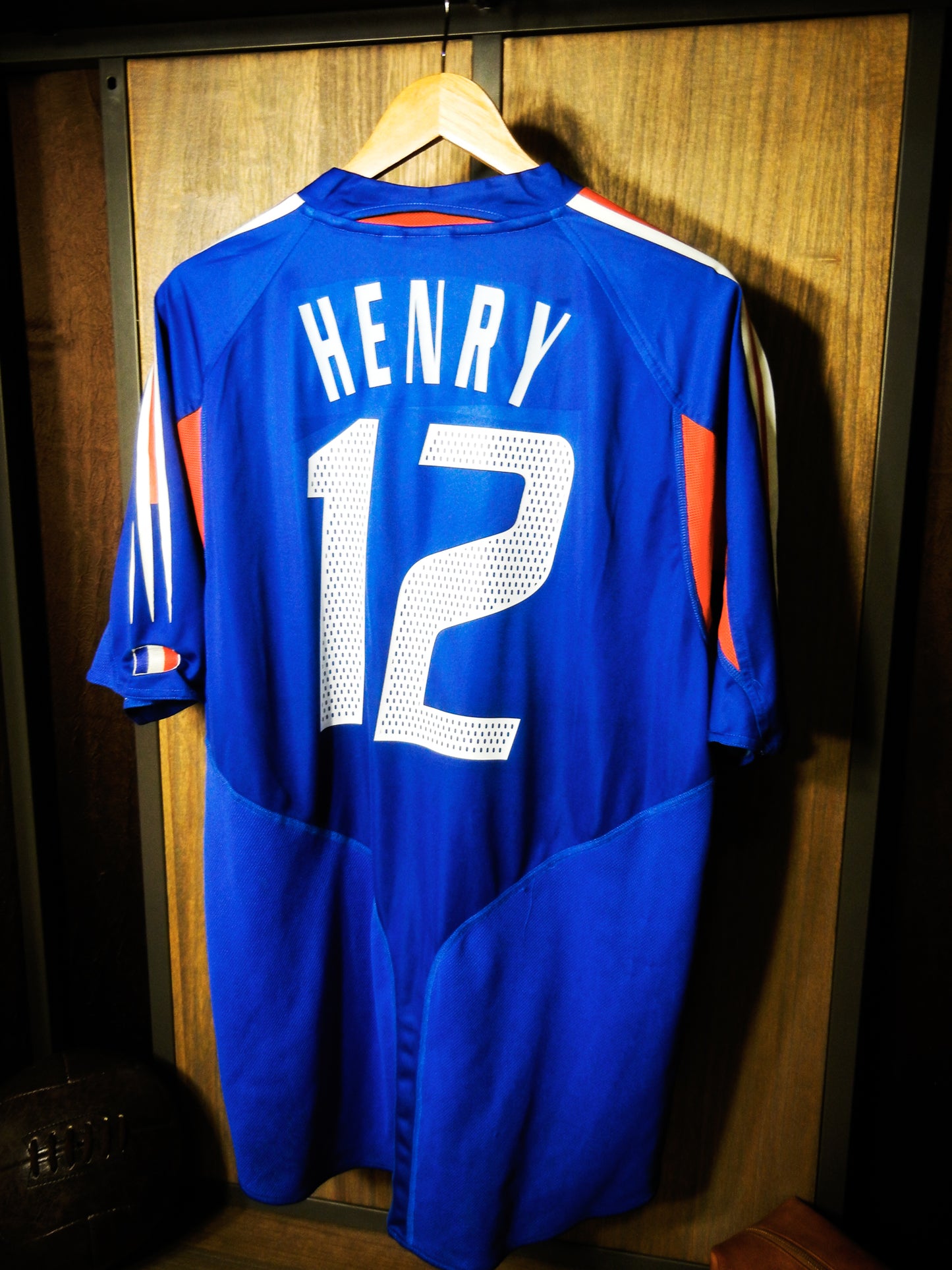 France 2004/06 Home Jersey – Henry #12 – Size XL – Blue Adidas Shirt – (MPN: 641768)