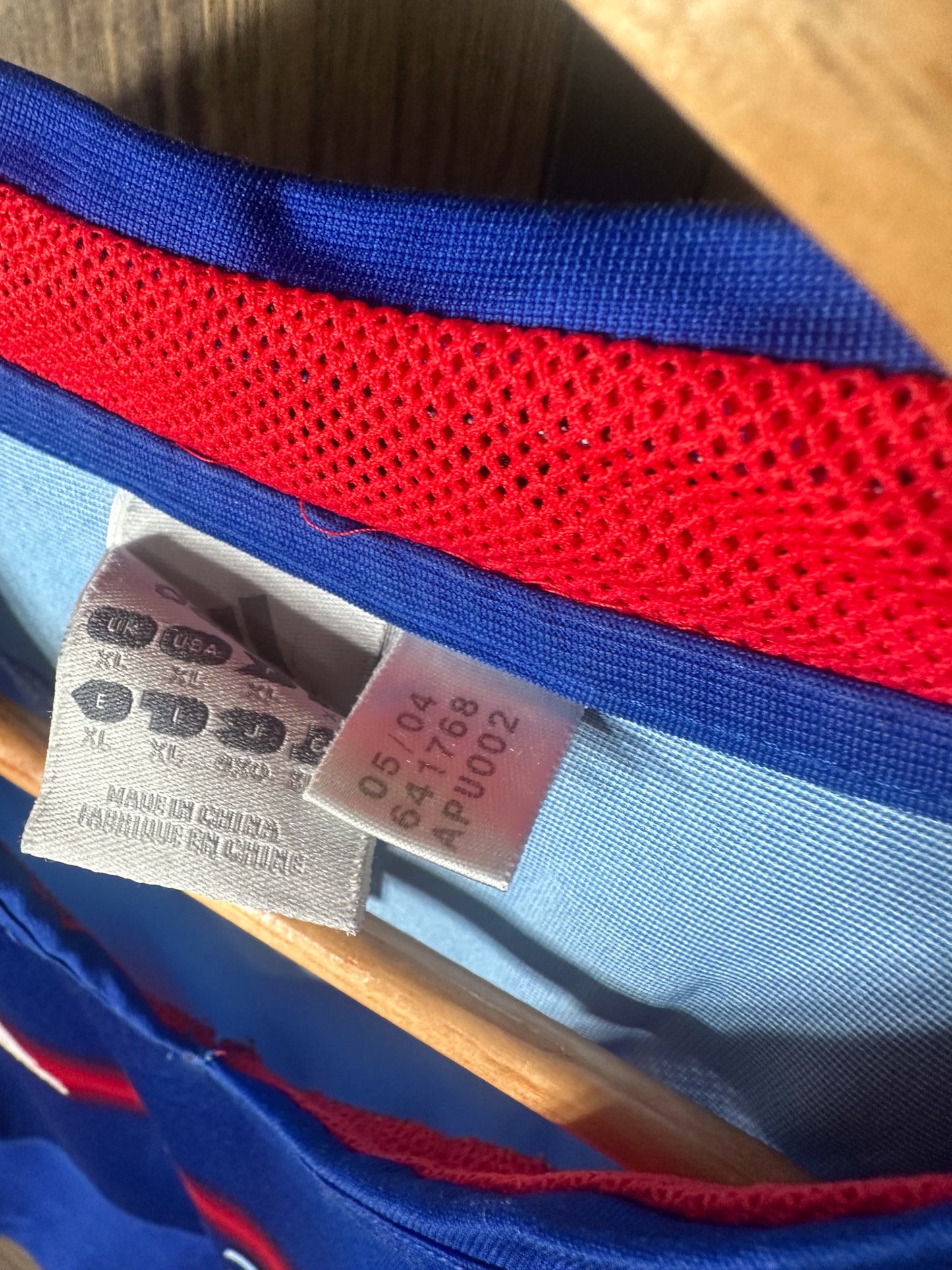 France 2004/06 Home Jersey – Henry #12 – Size XL – Blue Adidas Shirt – (MPN: 641768)