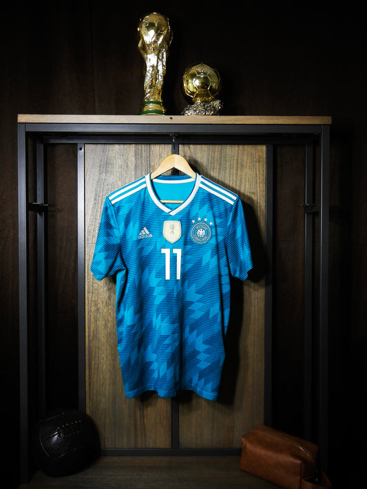 Germany 2018 World Cup Away Jersey – Reus #11 – Size L – Green Adidas Shirt -(MPN: BR3144)