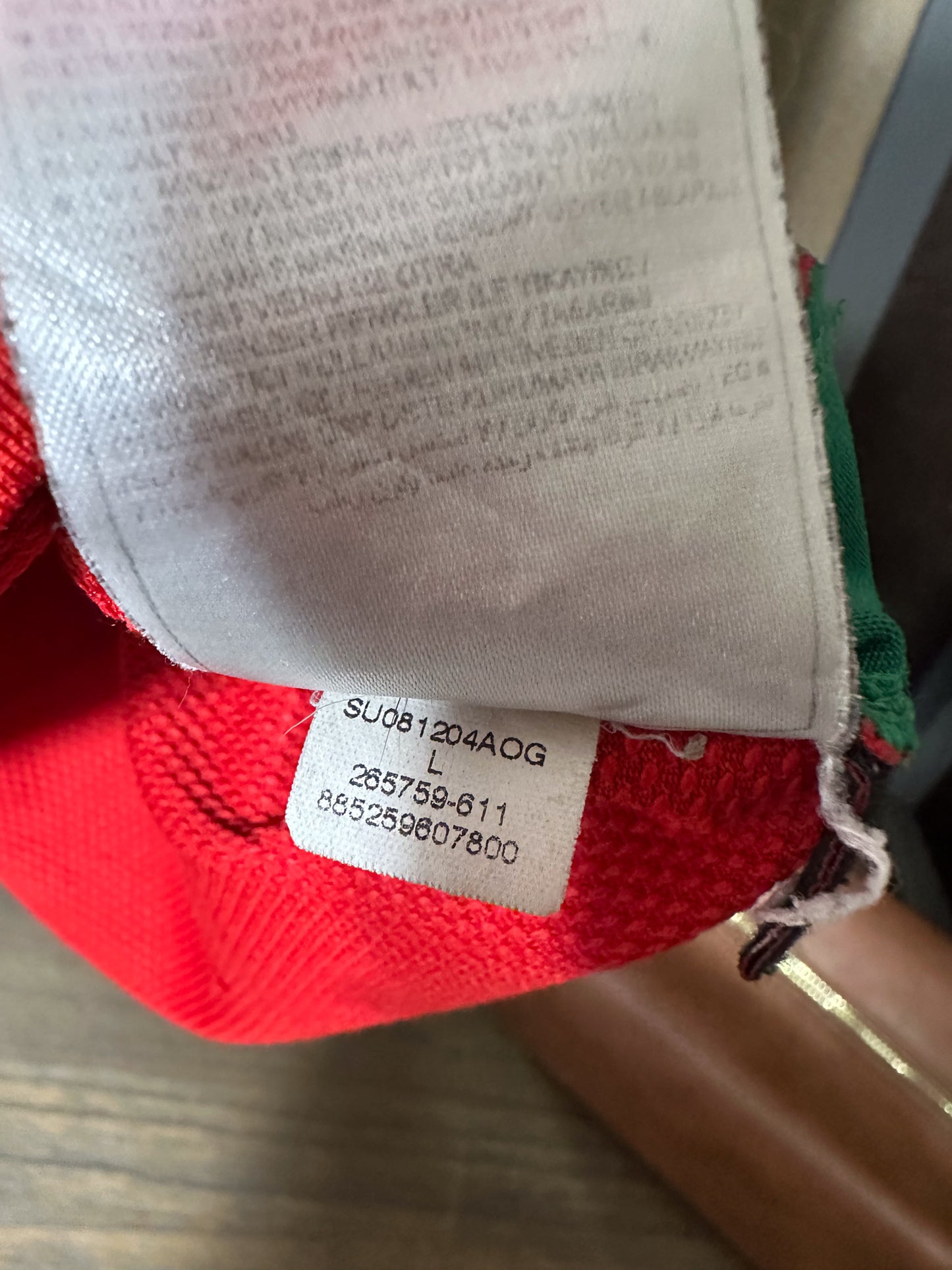 Portugal 2008/2010 Home Jersey – Cristiano Ronaldo #7 – Large – Red Nike Shirt (MPN: 265759-611)