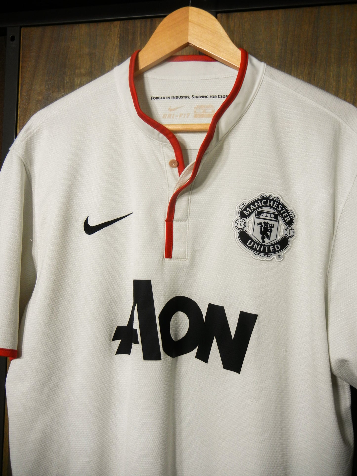 Manchester United 2012/13 Away Jersey – Wayne Rooney #10 – Size XL – White Nike Shirt (MPN: 479281-105)