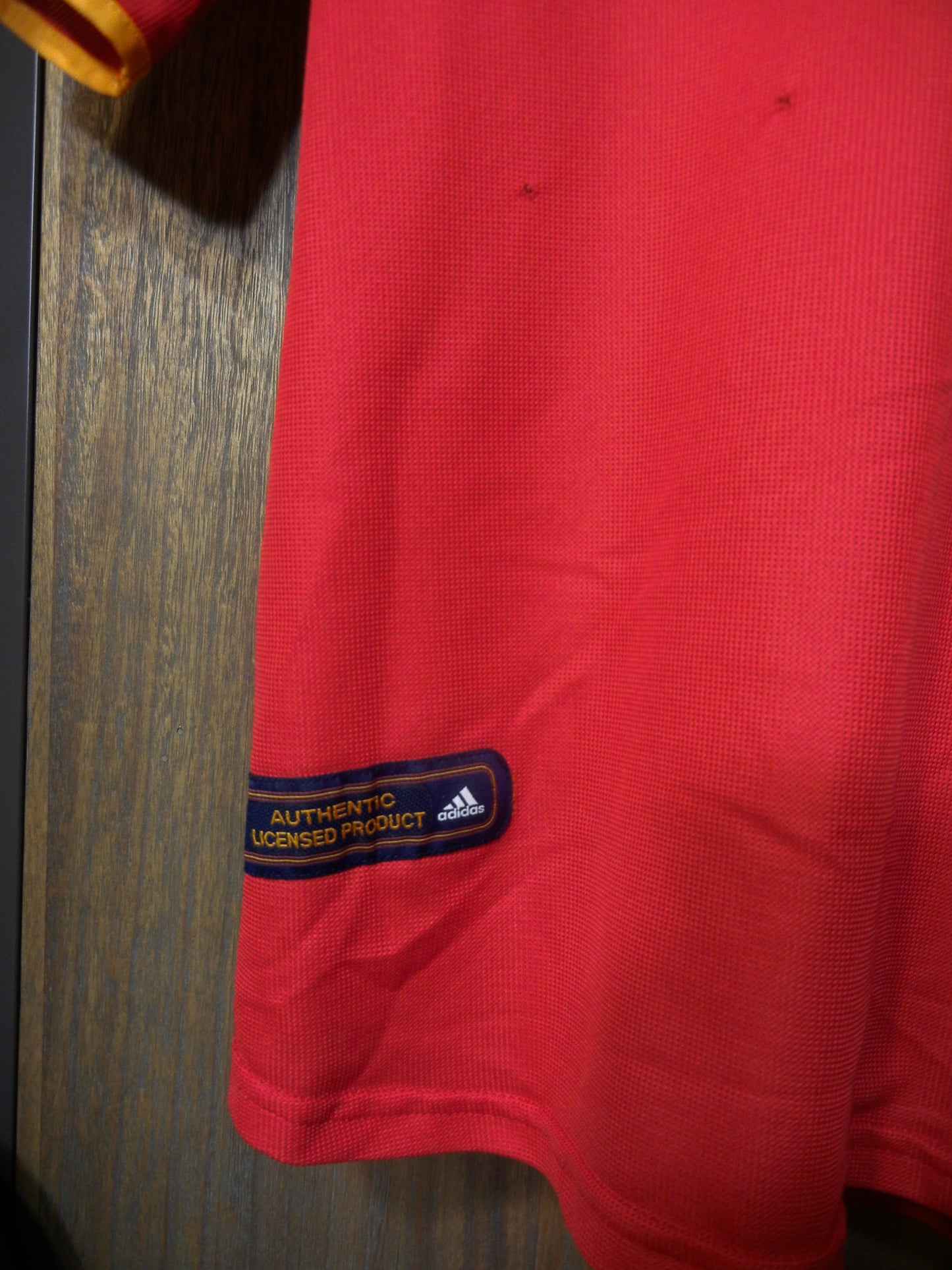 Spain 1999–2002 Home Jersey – Raúl #10 – Large – Red Adidas Shirt (MPN: 647200)