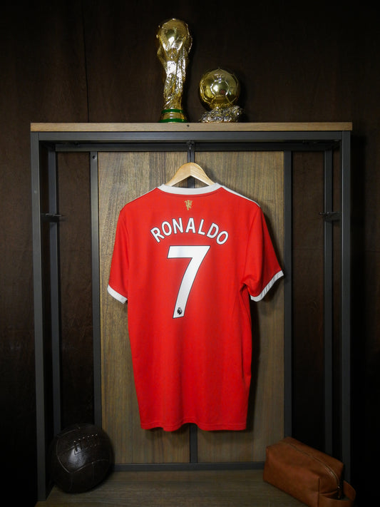 Manchester United 2021/22 Home Jersey – Cristiano Ronaldo #7 – Large – Red Adidas Shirt (MPN: H31447)