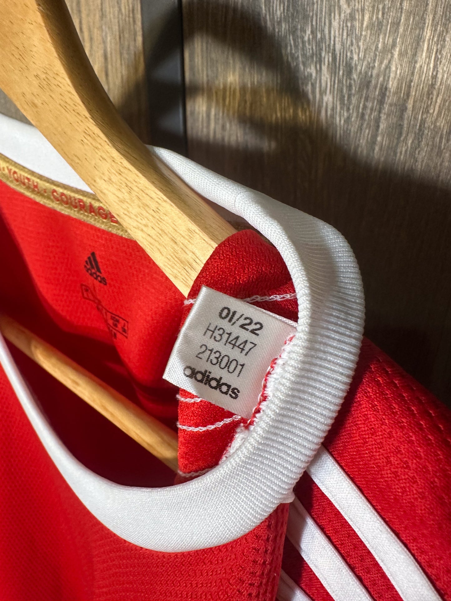 Manchester United 2021/22 Home Jersey – Cristiano Ronaldo #7 – Large – Red Adidas Shirt (MPN: H31447)