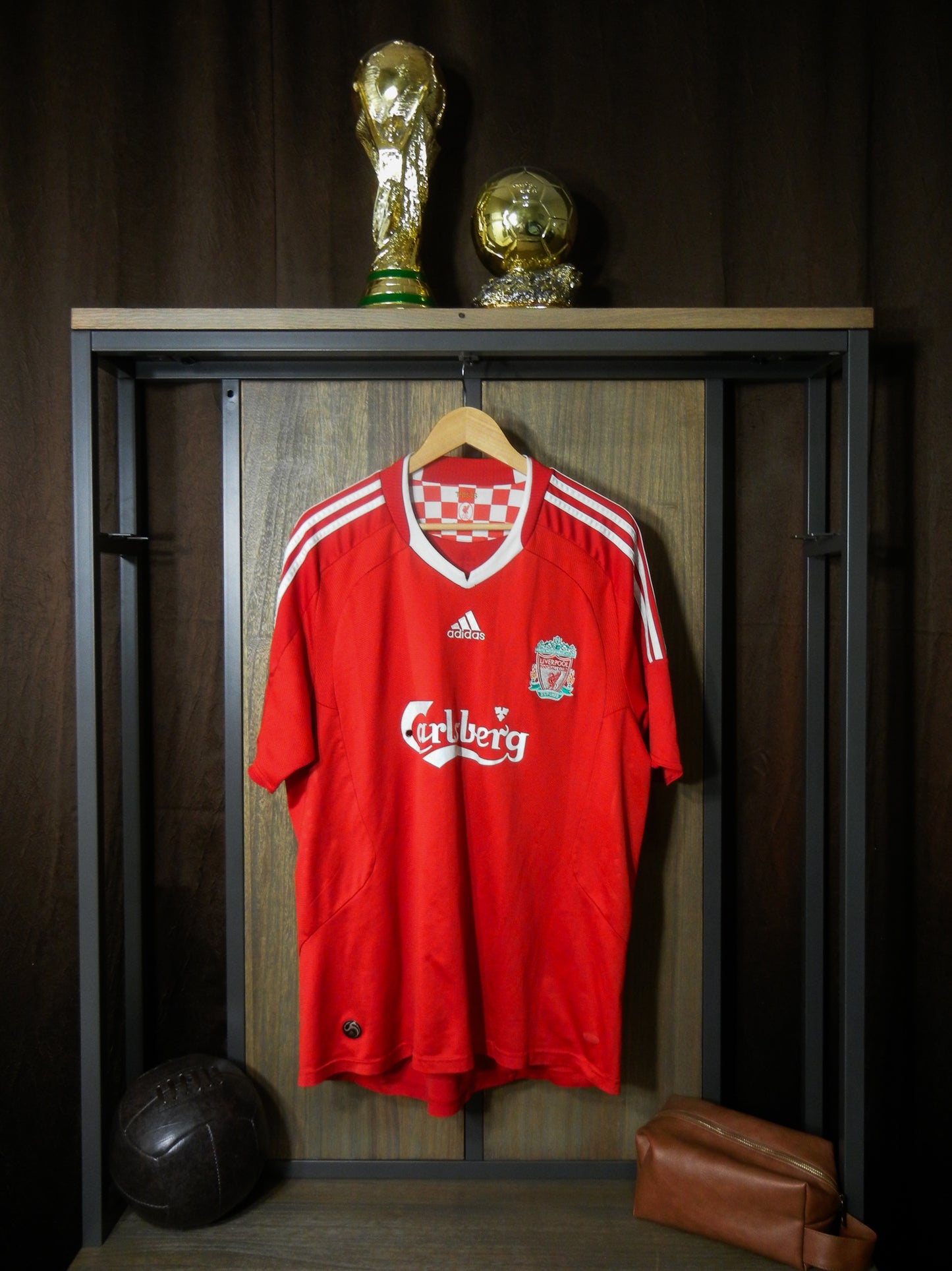 Liverpool 2008–2010 Home Jersey – Fernando Torres #9 – XL – Red Adidas Shirt (MPN: 313214)