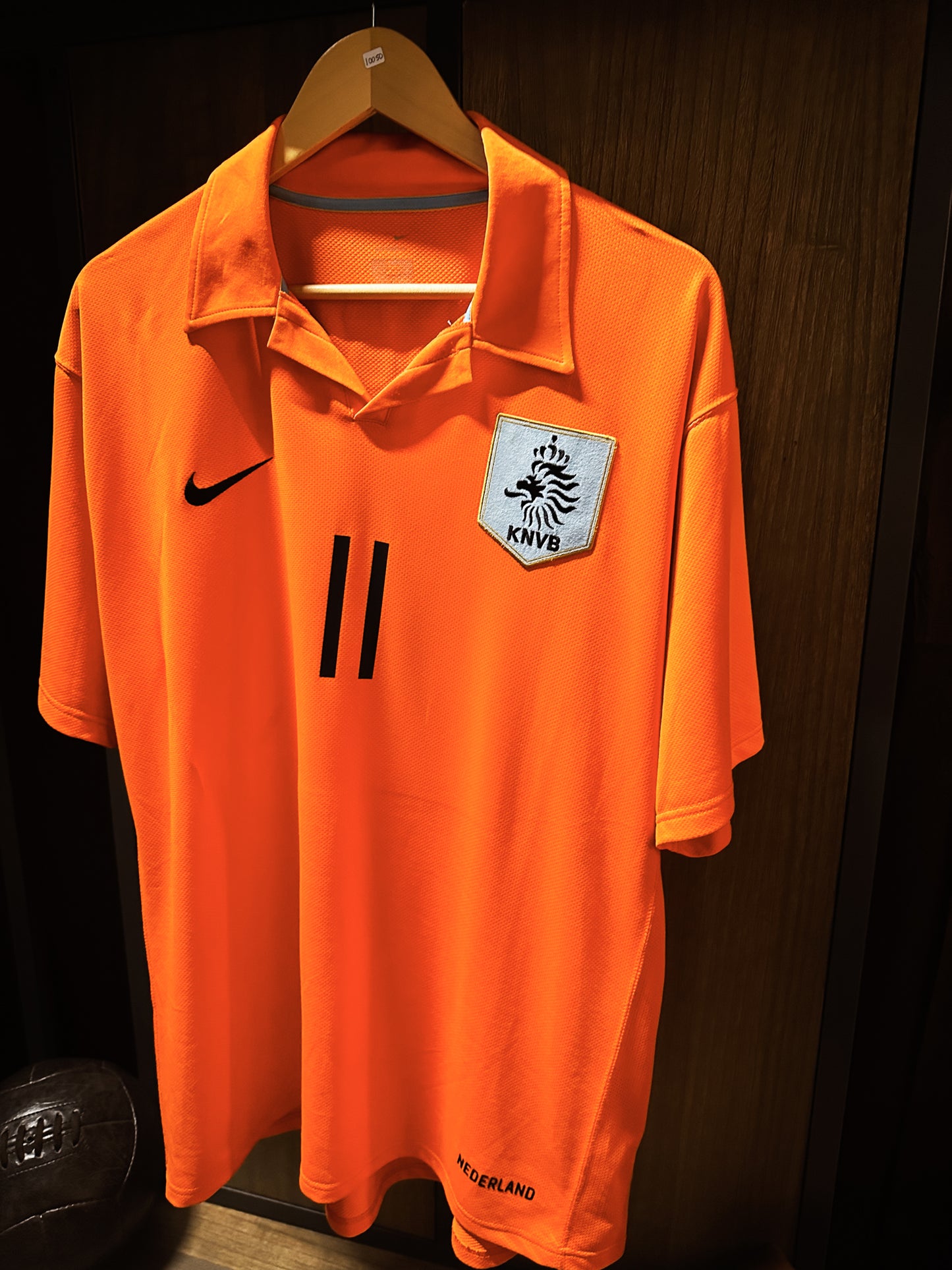 Netherlands 2006–2008 Home Jersey – Arjen Robben #11 – XL – Nike Orange Shirt (MPN: U6DHA 119324)