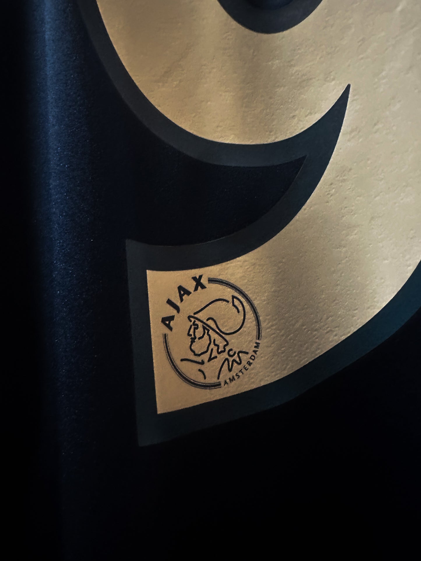 Ajax 2003/04 Away Jersey – Zlatan Ibrahimović #9 – XL – Navy Blue Adidas Shirt (MPN: N/A)