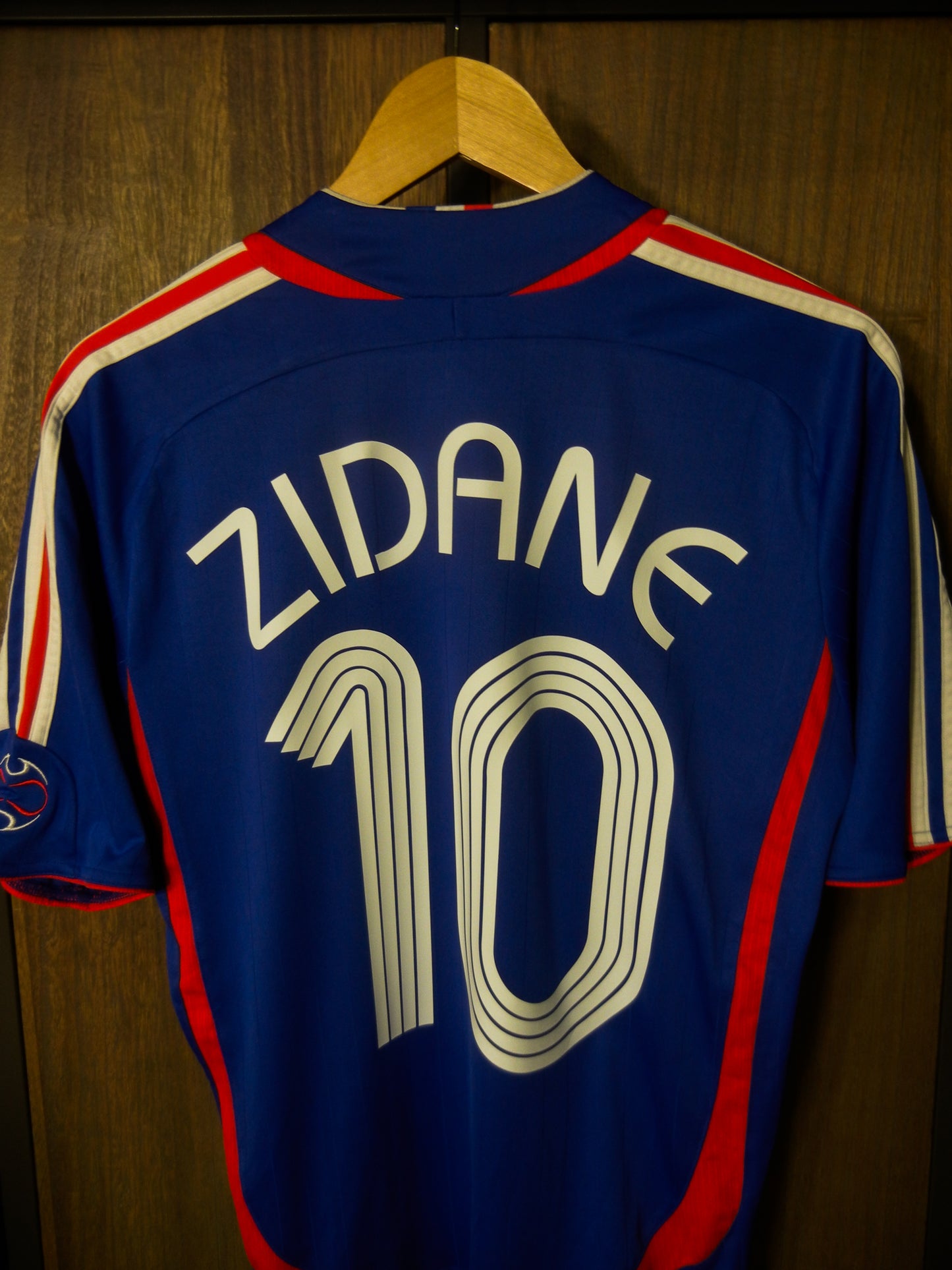 France 2006/2007 Home Jersey – Zinedine Zidane #10 – Size M – Blue Adidas Shirt (MPN: 740126)