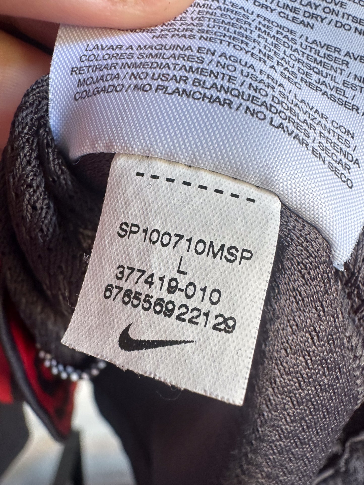 Manchester United 2009/2010 Training Top (Black) – Size L – Nike Shirt (MPN: 377419-010)