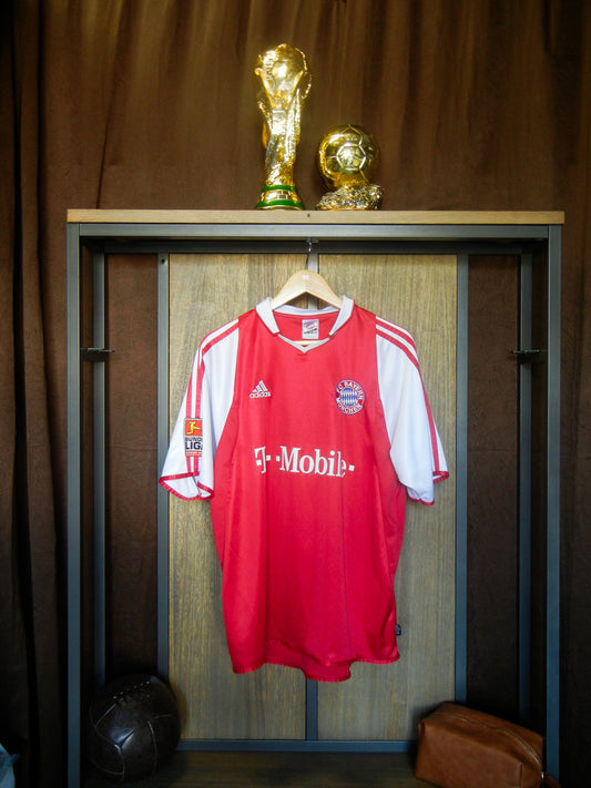 Bayern Munich 2003/2004 Home Jersey – Ballack #13 – Size L – Red Adidas Shirt (MPN: 021552)
