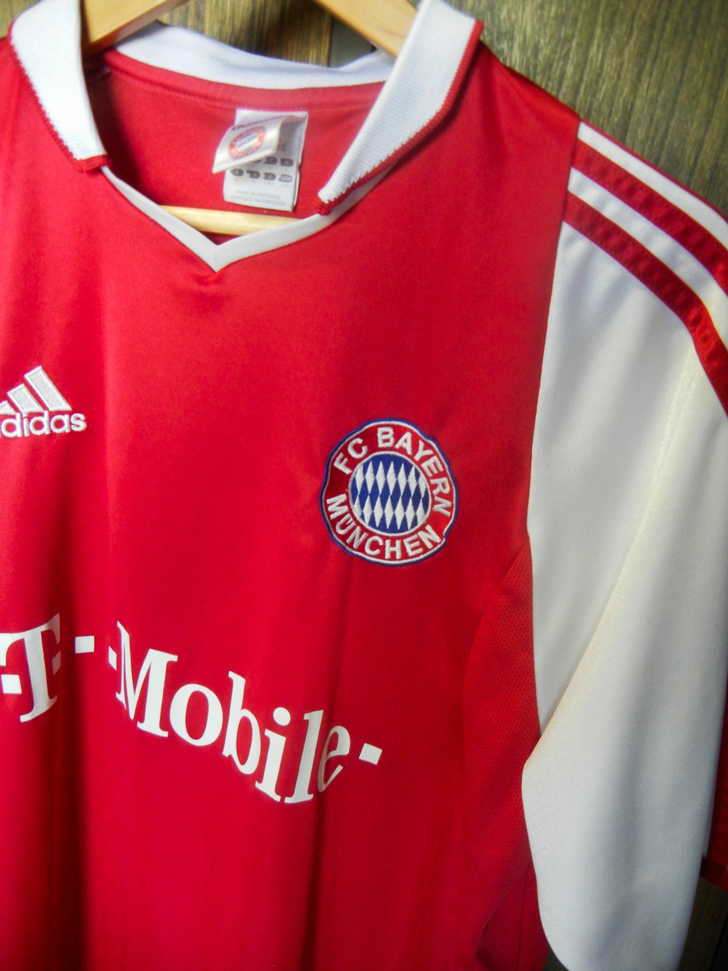 Bayern Munich 2003/2004 Home Jersey – Ballack #13 – Size L – Red Adidas Shirt (MPN: 021552)