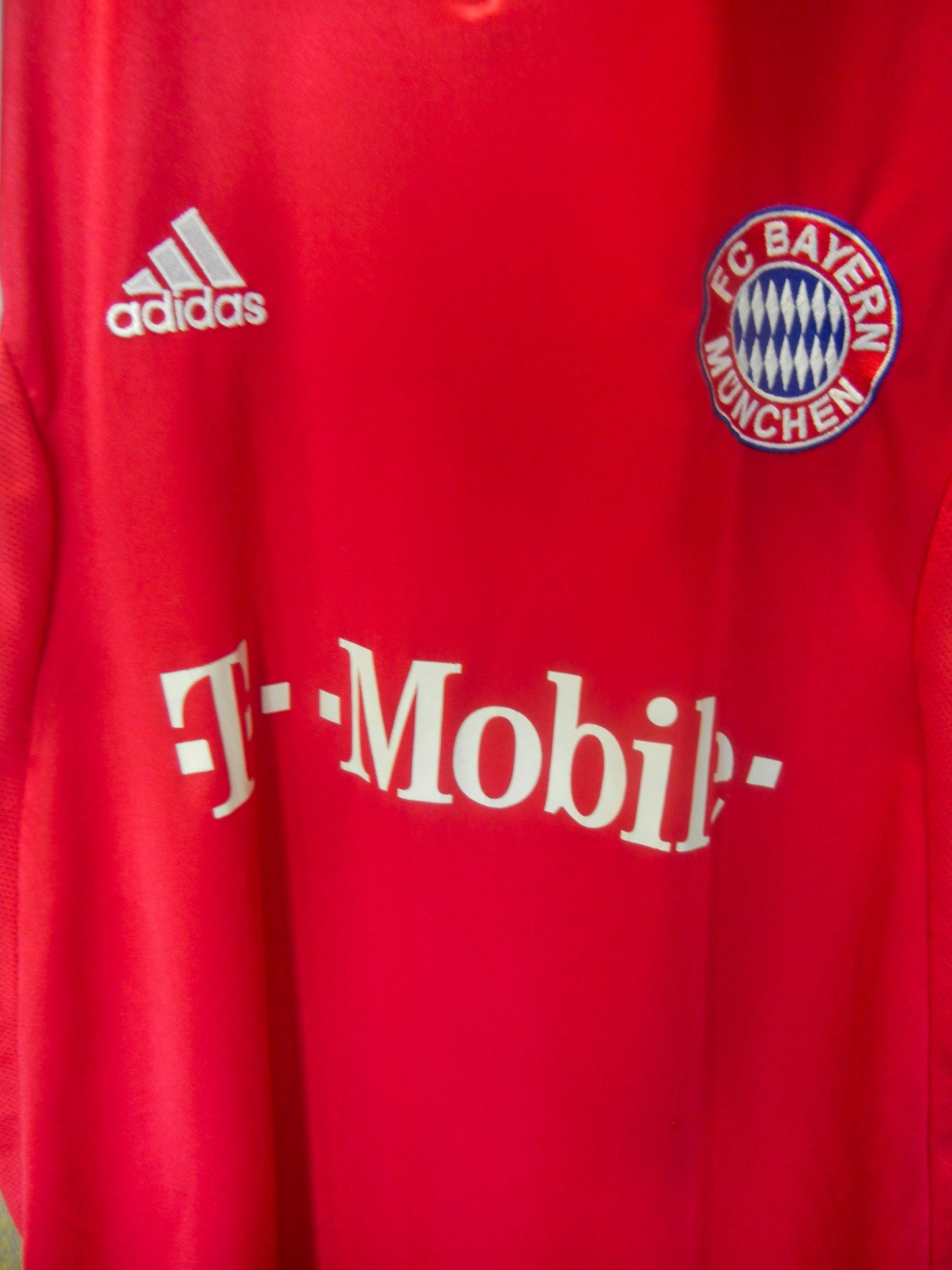 Bayern Munich 2003/2004 Home Jersey – Ballack #13 – Size L – Red Adidas Shirt (MPN: 021552)