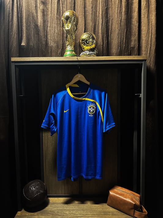 Brazil 2008/2009 Blue Training Top – Size L – Nike Shirt (MPN: 258955-493)