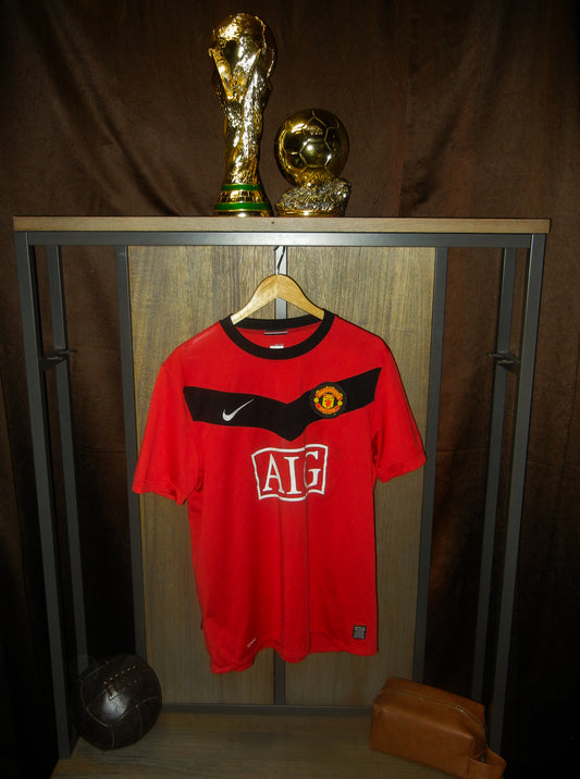 Manchester United 2009/10 Home Jersey – Wayne Rooney #10 – Size L – Red Nike Shirt (MPN: 355091-623)