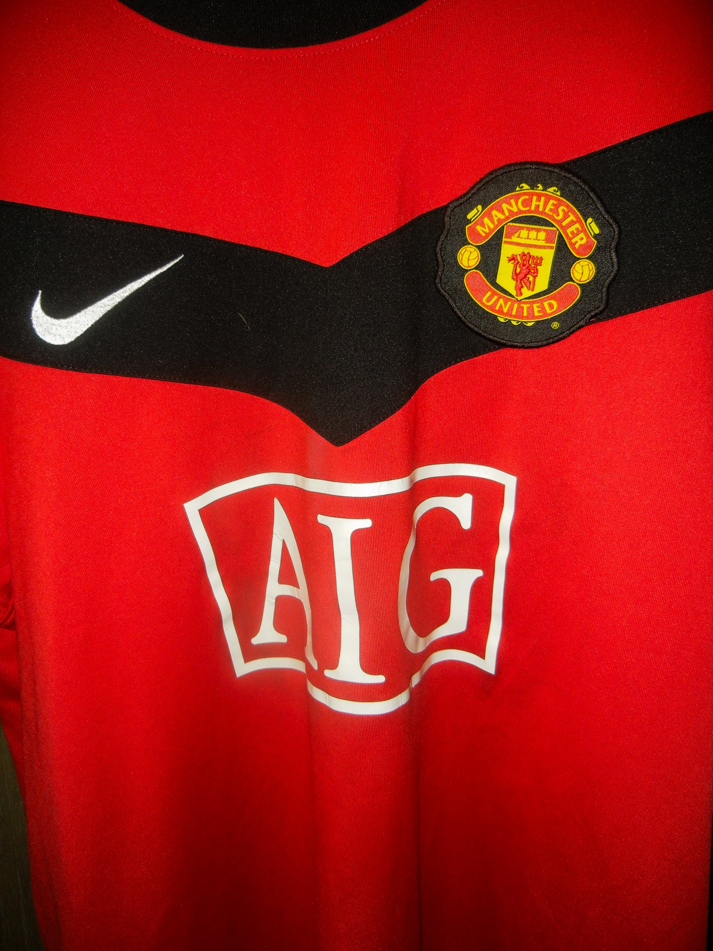 Manchester United 2009/10 Home Jersey – Wayne Rooney #10 – Size L – Red Nike Shirt (MPN: 355091-623)
