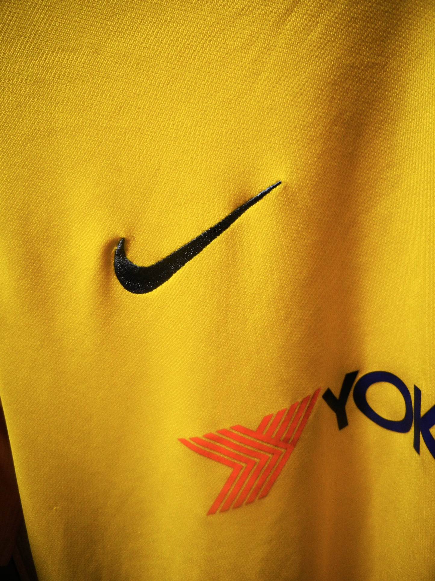 Chelsea 2018/2019 Away Jersey – Jorginho #5 – Large – Yellow Nike Shirt (MPN: 919008-720)