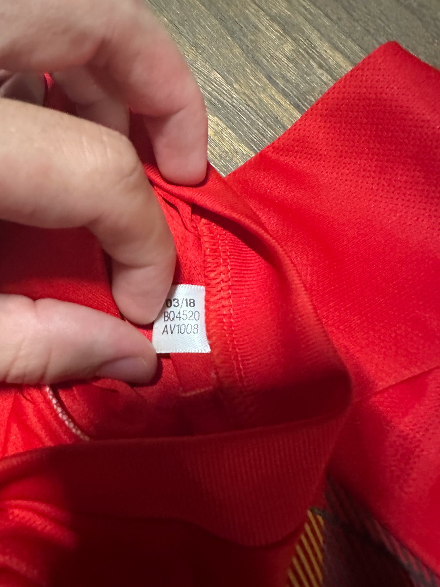 Belgium 2018 Home Jersey – Eden Hazard #10 – Size M – Adidas Red Shirt (MPN: BQ4520)