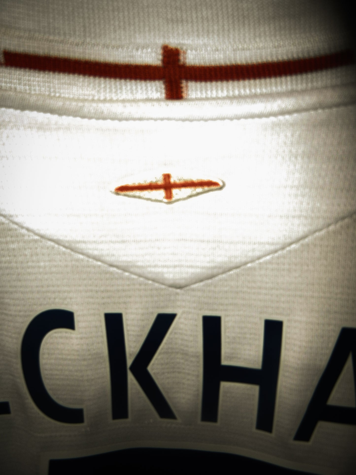 England 2005/2007 Home Jersey – David Beckham #7 – Large – White Umbro Shirt (MPN: N/A)