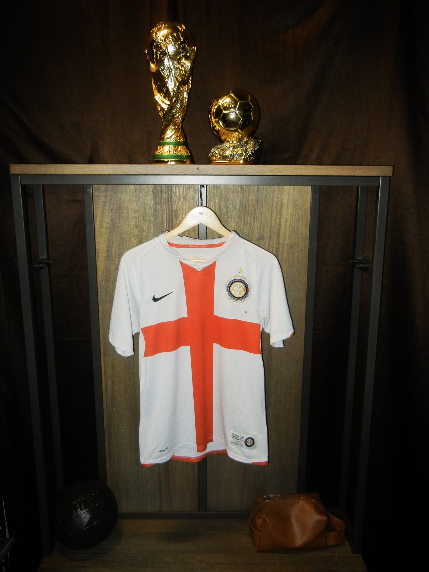 Inter Milan 2007/2008 Away Jersey – Zlatan Ibrahimović #8 – Small – White Nike Shirt (MPN: 109879)