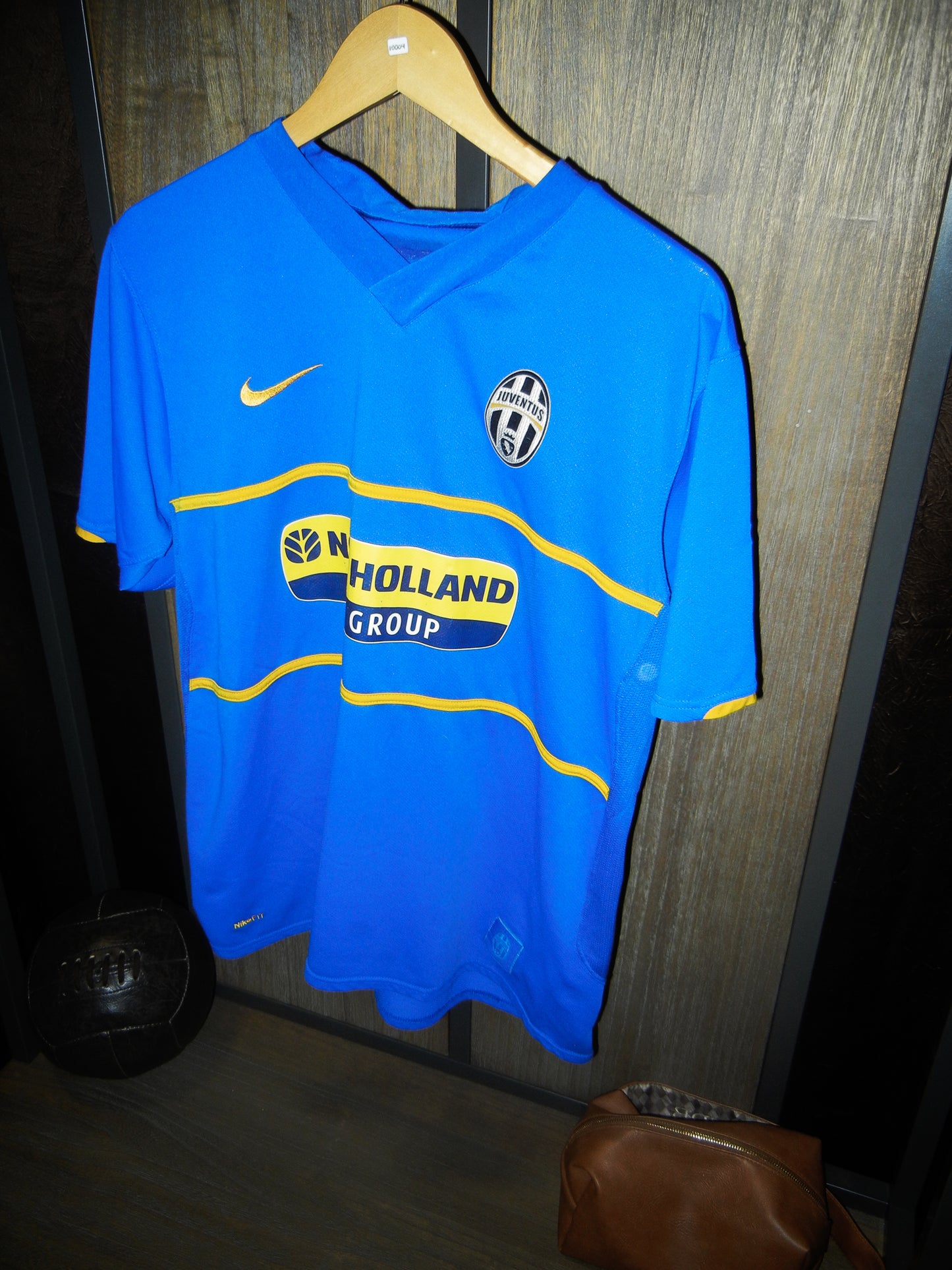 Juventus 2007/2008 Away Jersey – Alessandro Del Piero #10 – Size Large – Blue Nike Shirt (MPN: 238029-493)