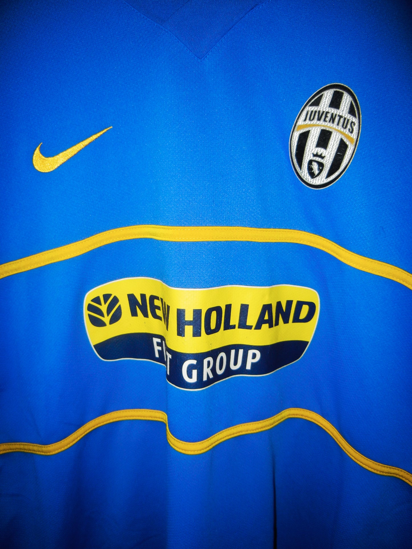 Juventus 2007/2008 Away Jersey – Alessandro Del Piero #10 – Size Large – Blue Nike Shirt (MPN: 238029-493)