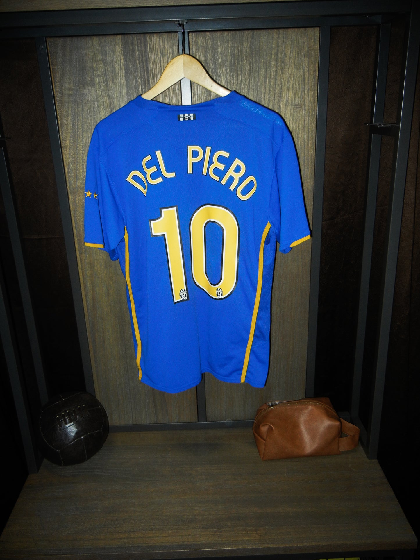 Juventus 2007/2008 Away Jersey – Alessandro Del Piero #10 – Size Large – Blue Nike Shirt (MPN: 238029-493)