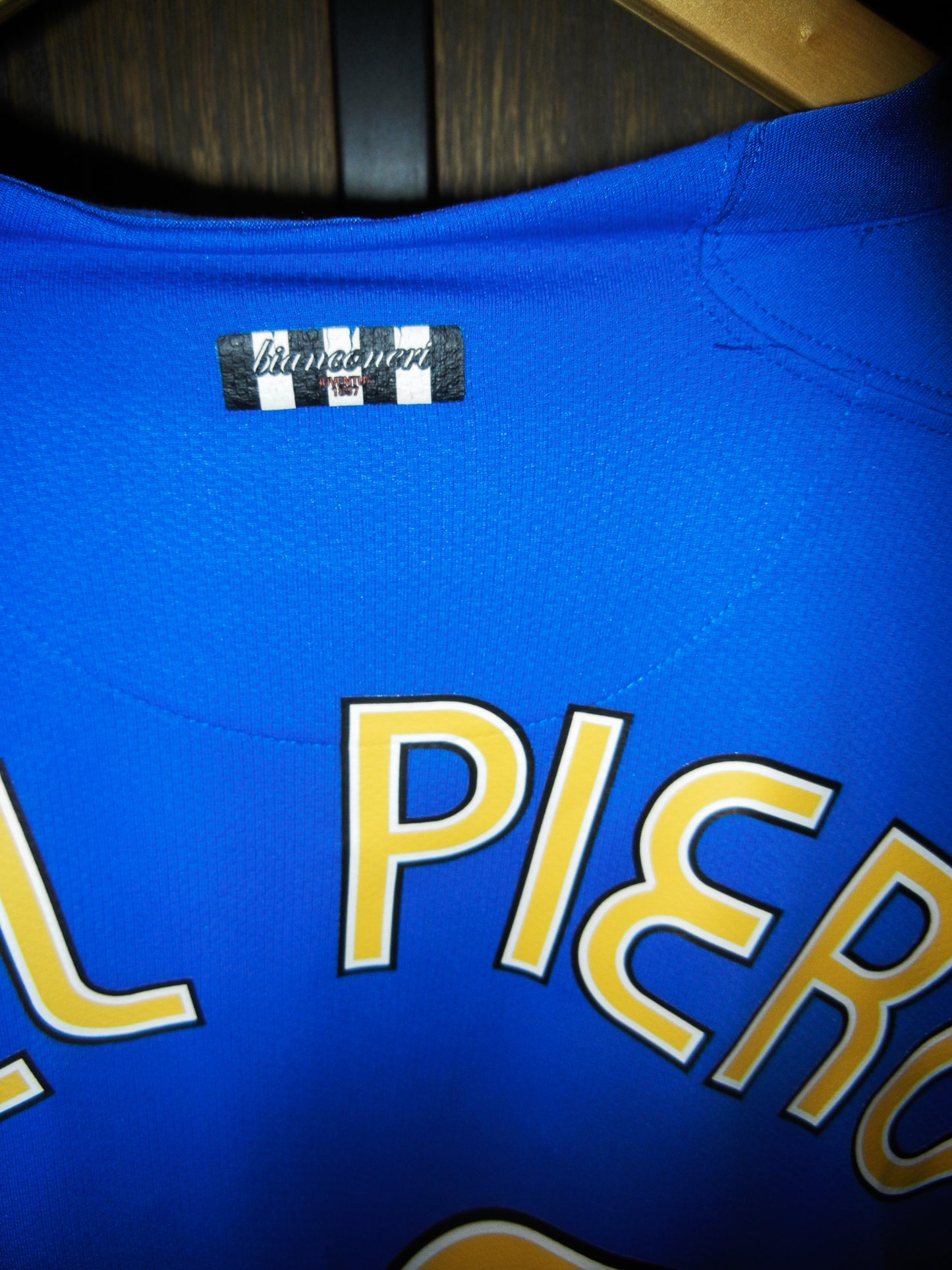 Juventus 2007/2008 Away Jersey – Alessandro Del Piero #10 – Size Large – Blue Nike Shirt (MPN: 238029-493)