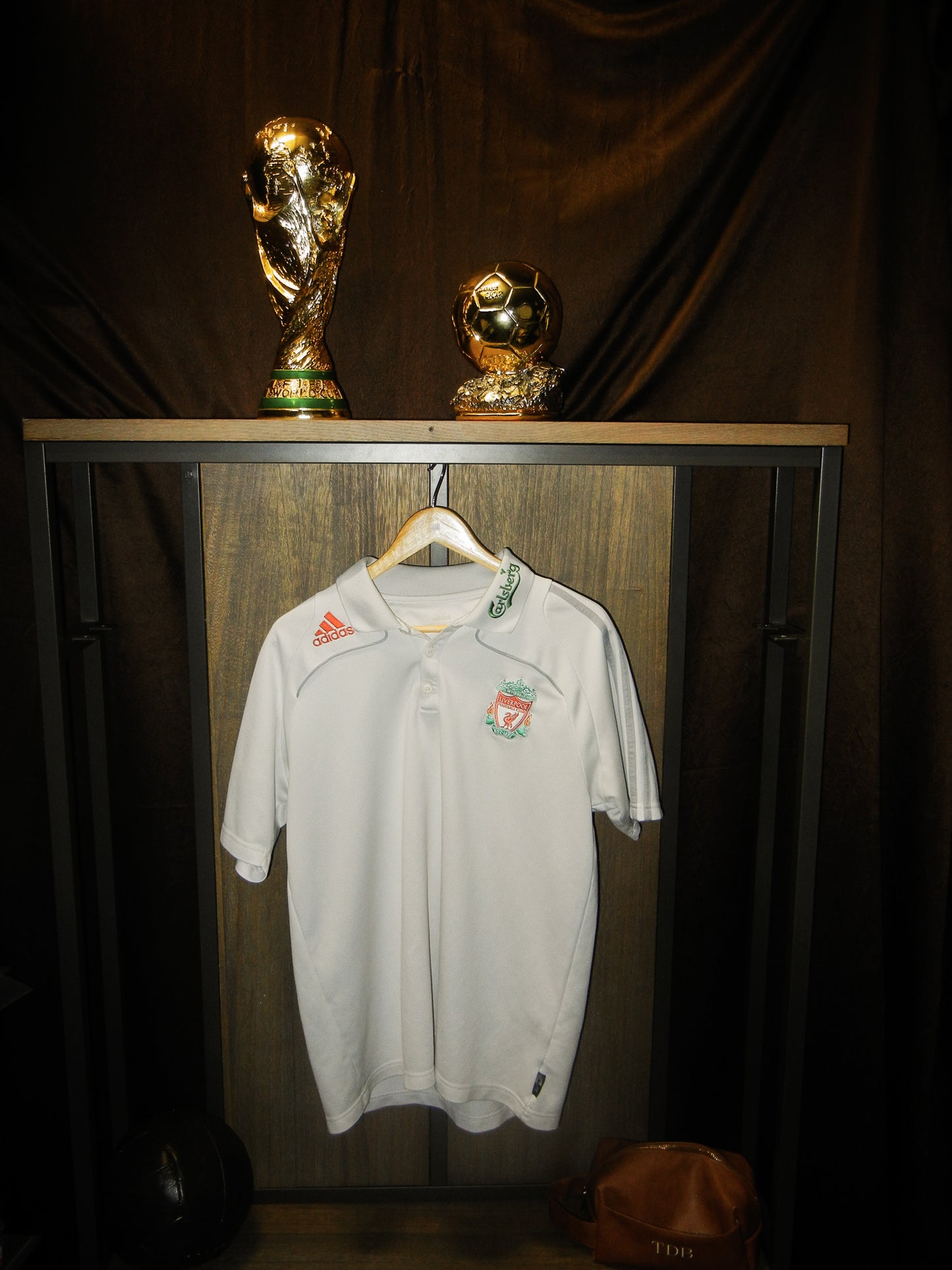 Liverpool 2008/2009 Polo Shirt – White Adidas Polo – Size Large (MPN: 533014)