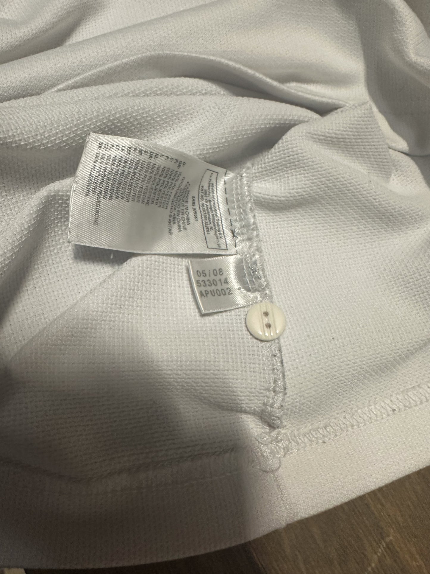 Liverpool 2008/2009 Polo Shirt – White Adidas Polo – Size Large (MPN: 533014)