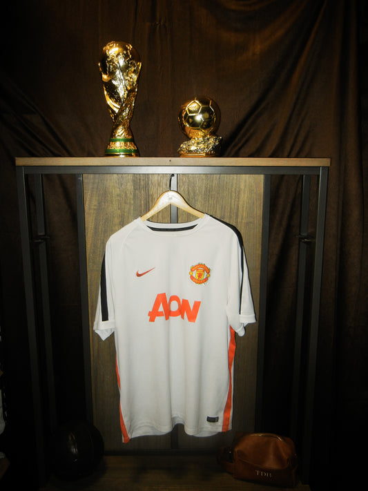 Manchester United 2011/2012 Training Top – Size XXL – White Nike Shirt with Aon Sponsor (MPN: 643658-101)