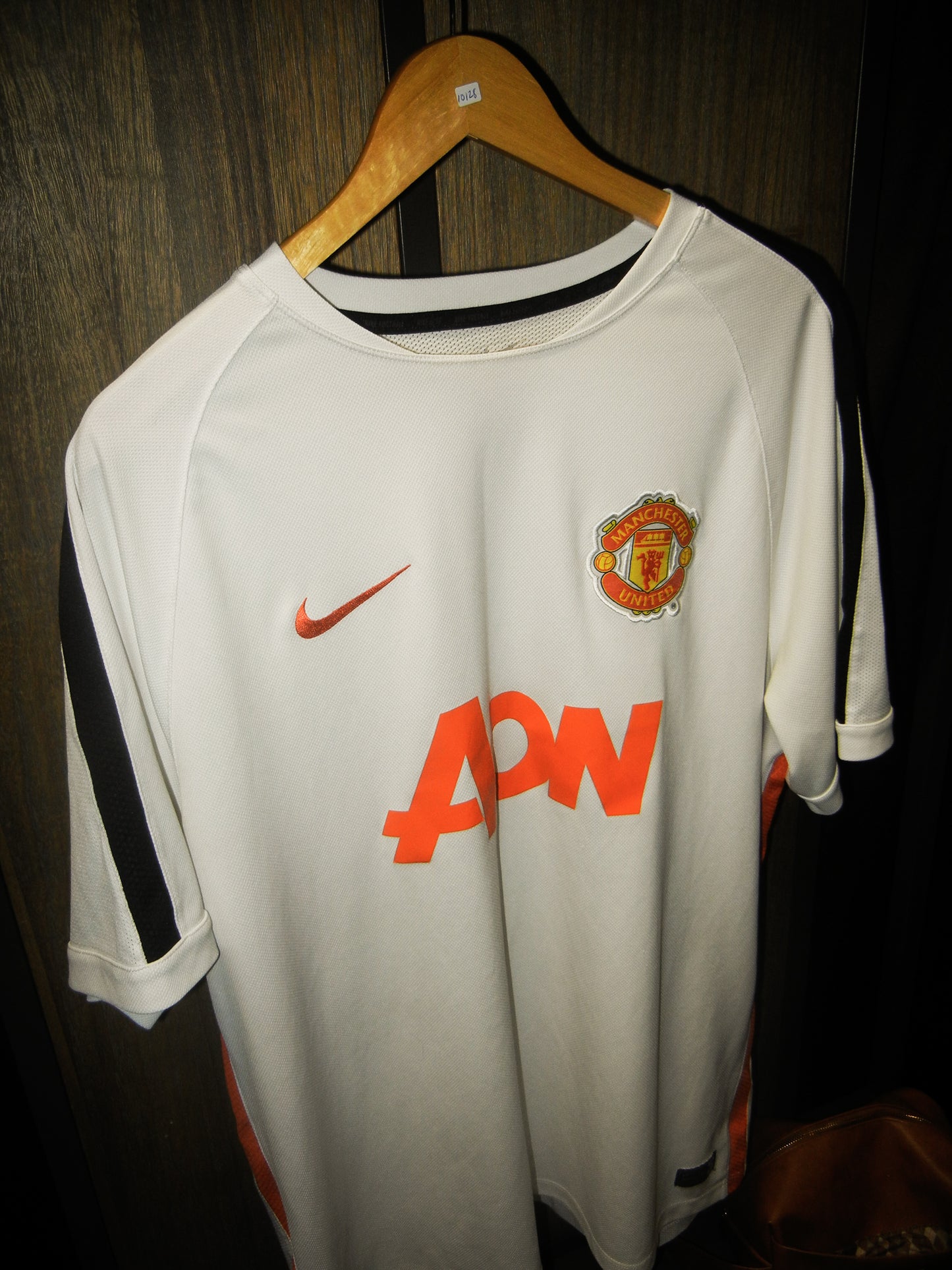 Manchester United 2011/2012 Training Top – Size XXL – White Nike Shirt with Aon Sponsor (MPN: 643658-101)