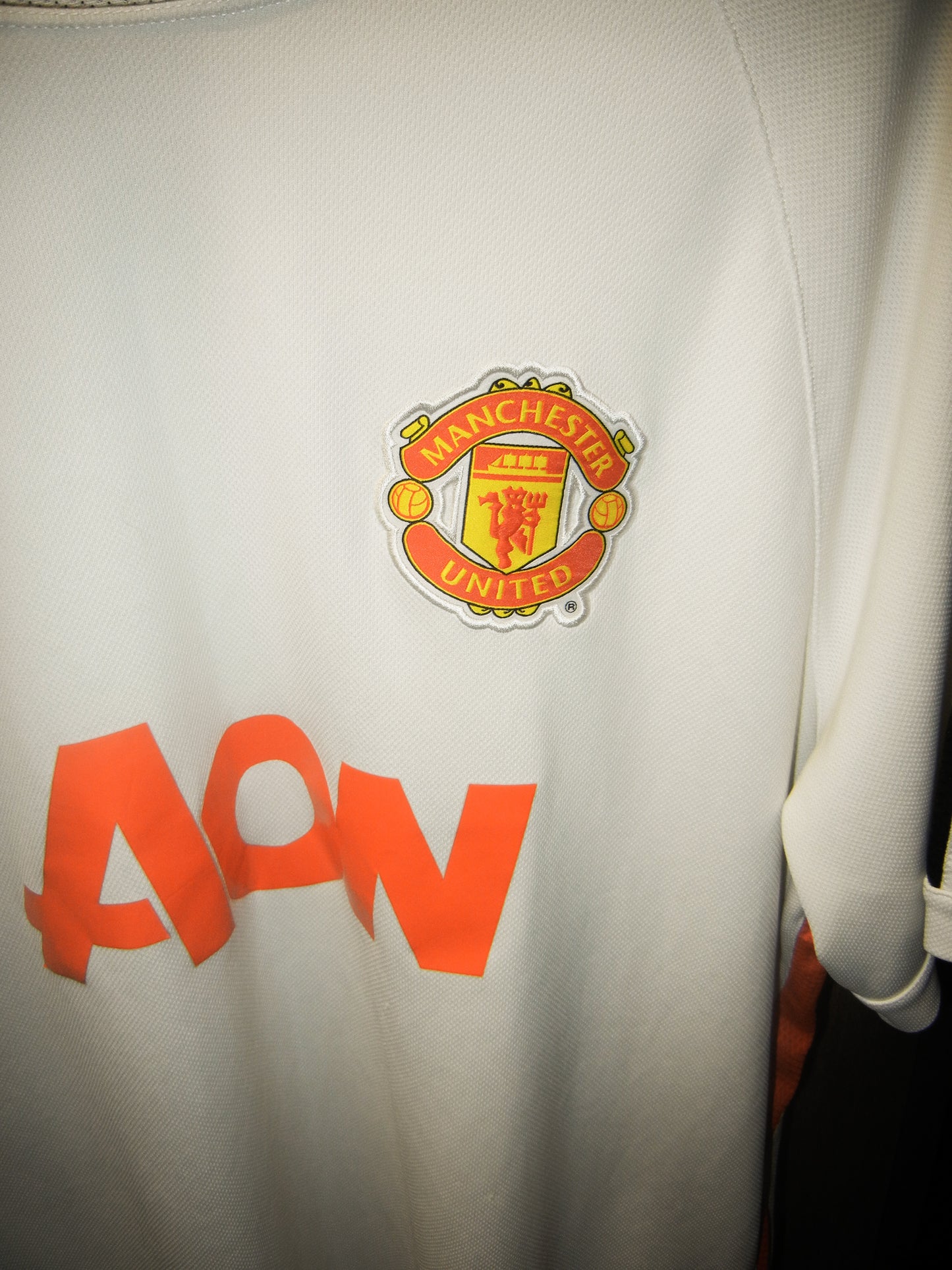 Manchester United 2011/2012 Training Top – Size XXL – White Nike Shirt with Aon Sponsor (MPN: 643658-101)