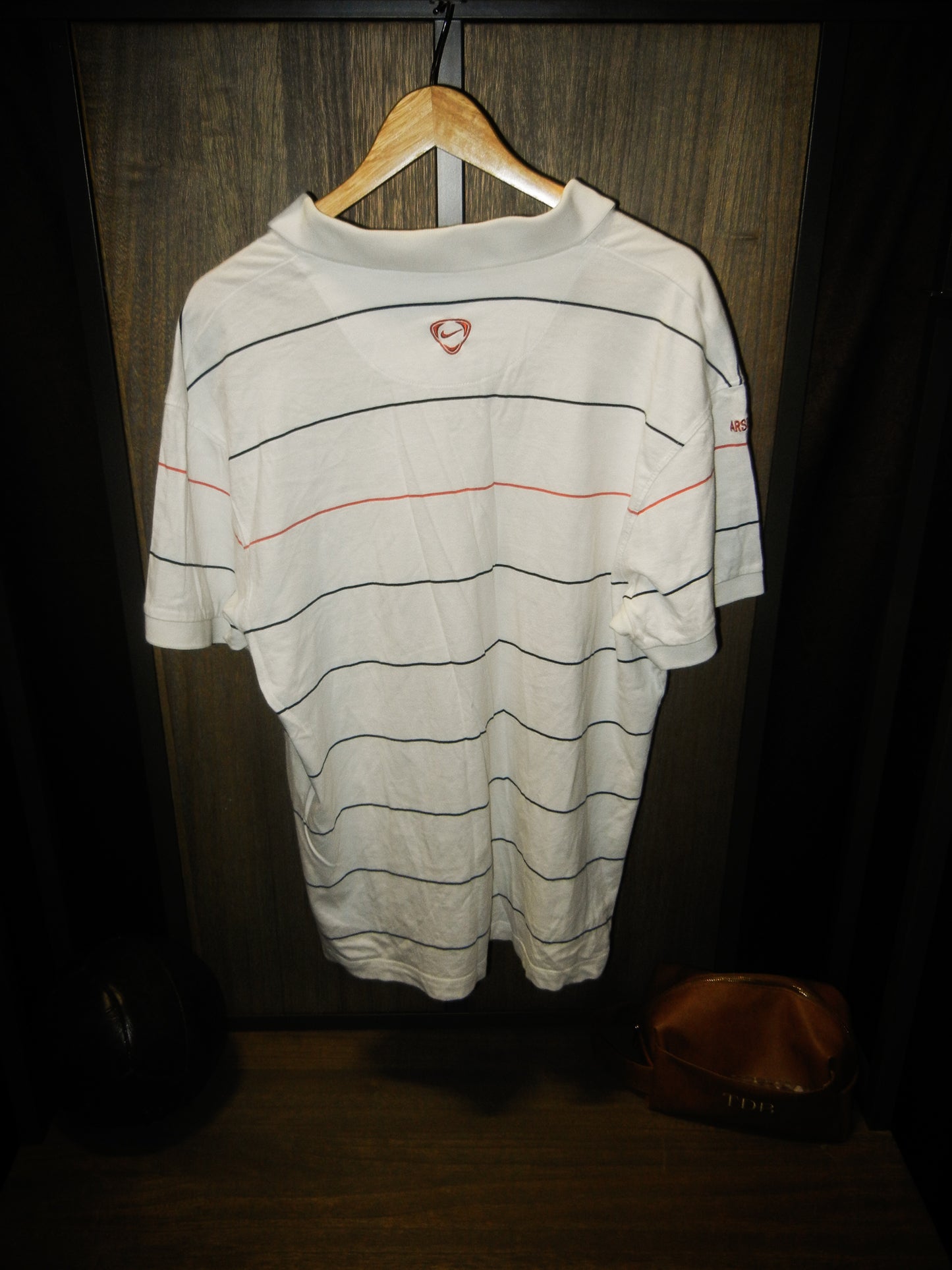 Arsenal 2008/2009 Polo Shirt – Size XXL – White Nike Shirt with Fly Emirates Sponsor (MPN: 287547-100)