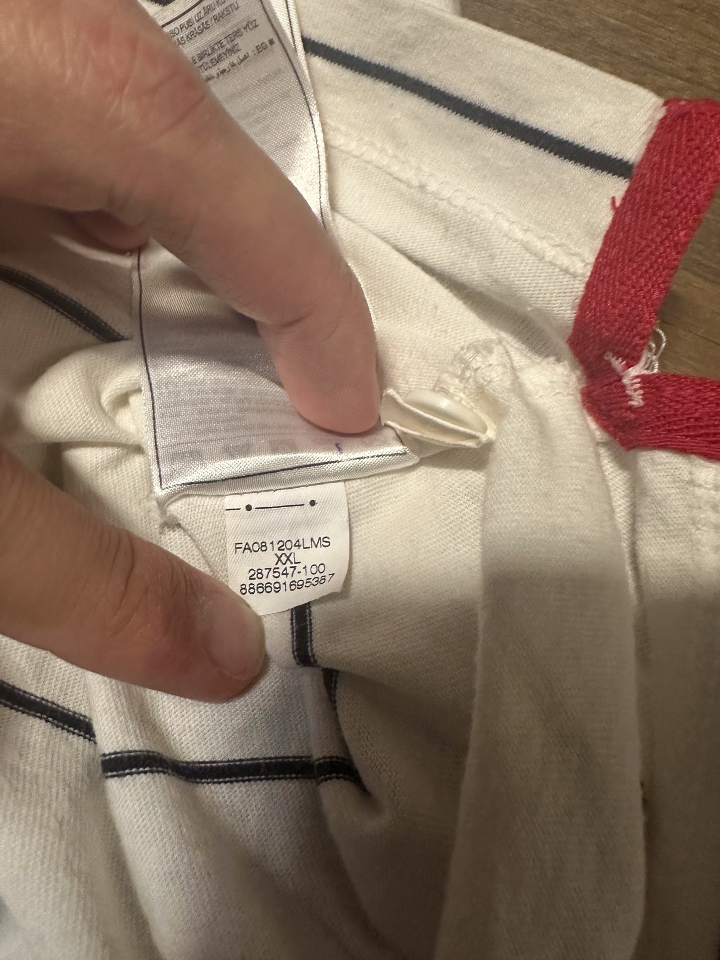 Arsenal 2008/2009 Polo Shirt – Size XXL – White Nike Shirt with Fly Emirates Sponsor (MPN: 287547-100)